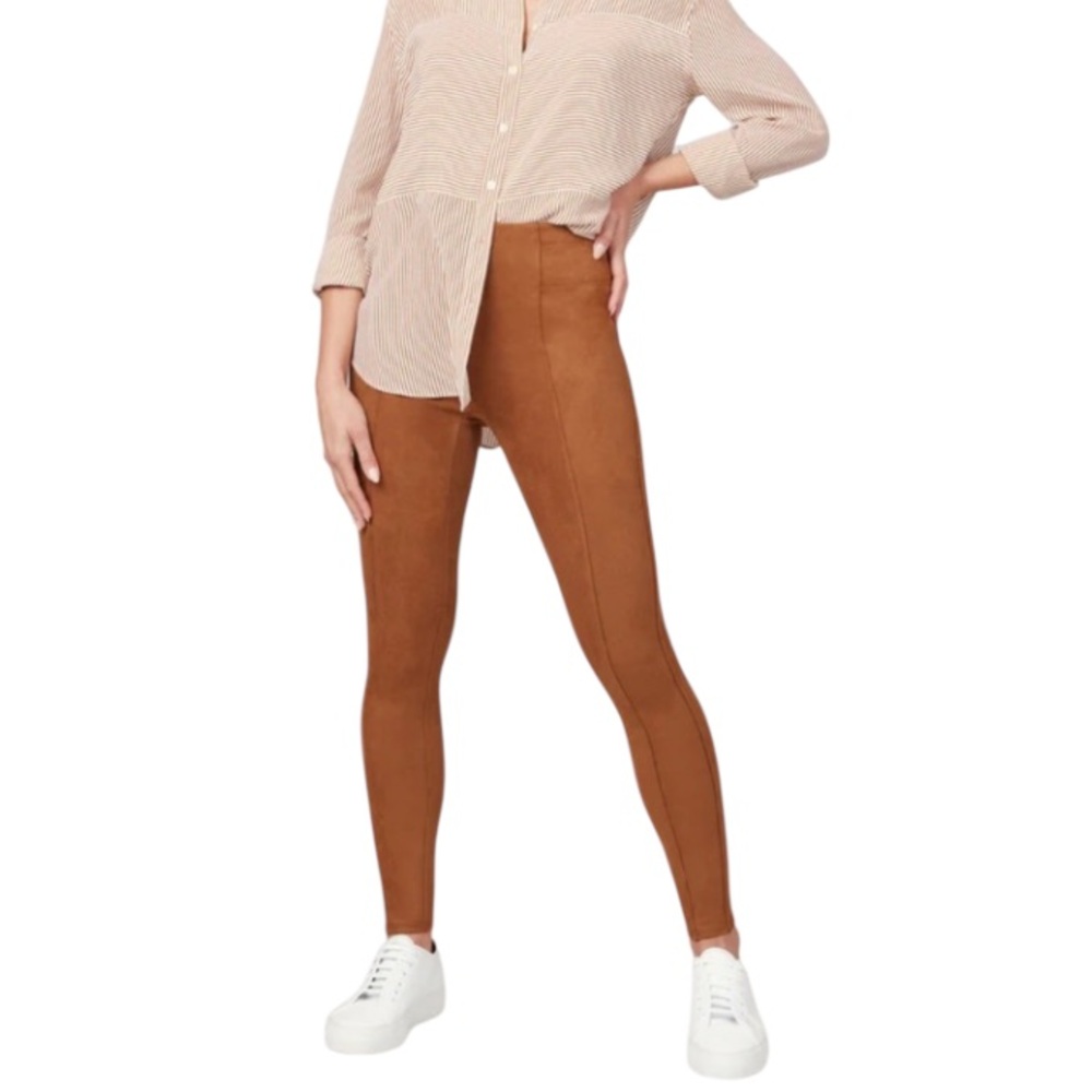 Spanx High Waisted Faux Suede Leggings